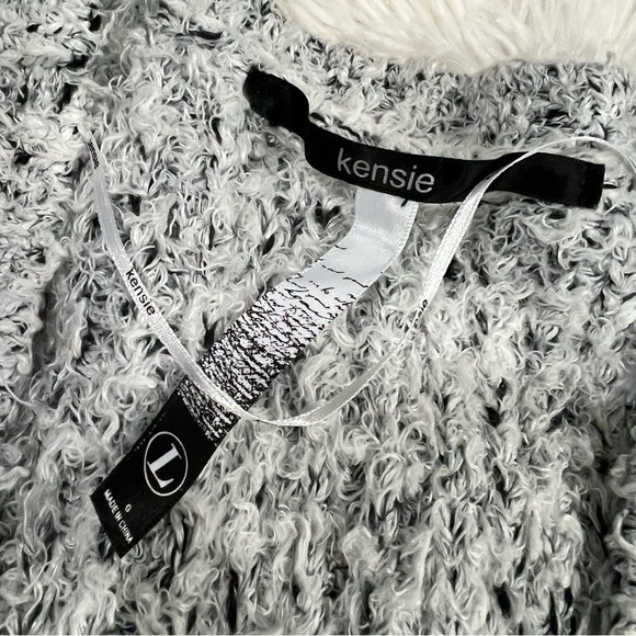 Kensie Womens Open Front Eyelash Cardigan Size Large - Picture 7 of 11